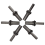 Stone Splitter Hand Tool Kit with Drill Bit Tools for Splitting Rock Concrete Marble 7