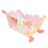 Baby Safety Blanket Chewable Softness Pink Bunny 3