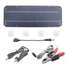 Caricabatterie e mantenitore di carica per batteria portatile da 12 V e 30 W per pannello solare per auto e barche, trattore e camper