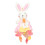 Baby Safety Blanket Chewable Softness Pink Bunny 5