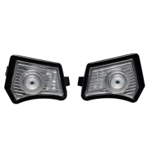 Para XE XF XJ XK LED Lámpara de proyector de espejo retrovisor láser lateral Luz de bienvenida