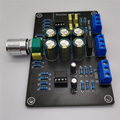 2 Way Subwoofer Frequency Divider Board Electronic Low-Pass Filter Crossover AC12V NE5532(88Hz) 2