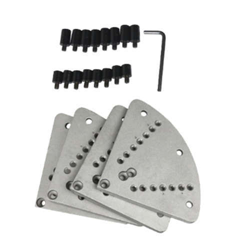 8Inch Flat Lathe Chuck Jaw Set for Wood Key &Scroll with Buffer Kit Chucks 2