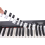 2 PCS 88 Keys Removable Piano KEY Labels Keyboard Stickers Notes Marker for Beginners Students Multicolor 7