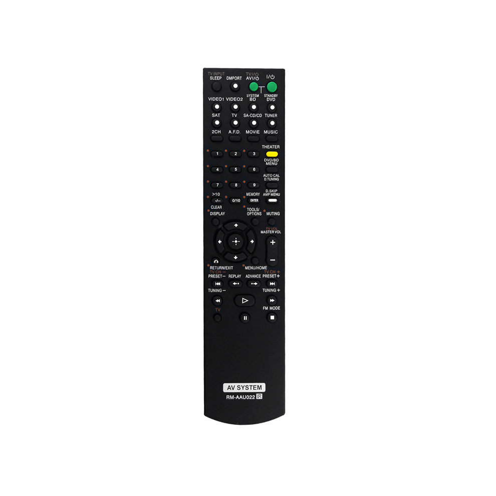 Replace Rm-Aau022 Remote For Home Theatre System Str-Dg520 Strkm7500 Htddwg700 Ht-Sf2300 Str-Ks2300 Ht-Ss2300 4853273205995