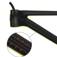 Amortiguador de línea interna para bicicleta de 1,6 m, tubo insonorizante para cable de cambio de carretera