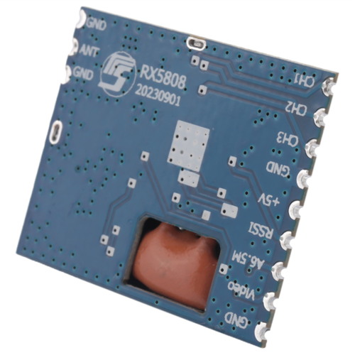 1Pcs FPV 5.8G Wireless Mini Audio Video Receiver Module RX5808 for System RC Helicopter 2