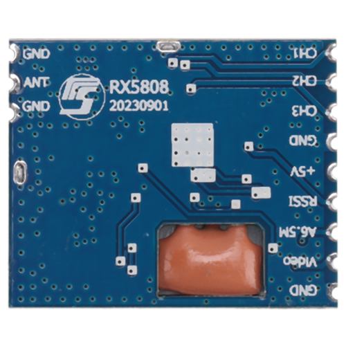 1Pcs FPV 5.8G Wireless Mini Audio Video Receiver Module RX5808 for System RC Helicopter