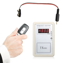 Handheld-Fernbedienung Drahtloser Frequenzmesser Digitaler Zählertester 250-450 MHz für Auto-Garagentor