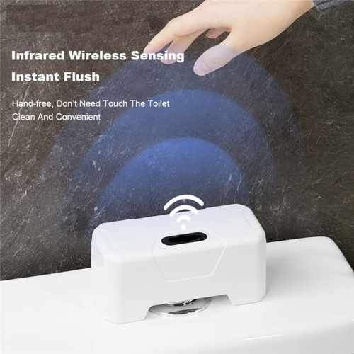 Automatic Toilet Flush Button Flusher ExternalInfrared Smart Flushing Sensor 2