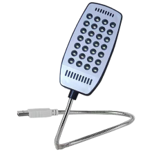 28-diodowa lampa do czytania USB, ultrajasna, elastyczna, do laptopa, notebooka, komputera PC