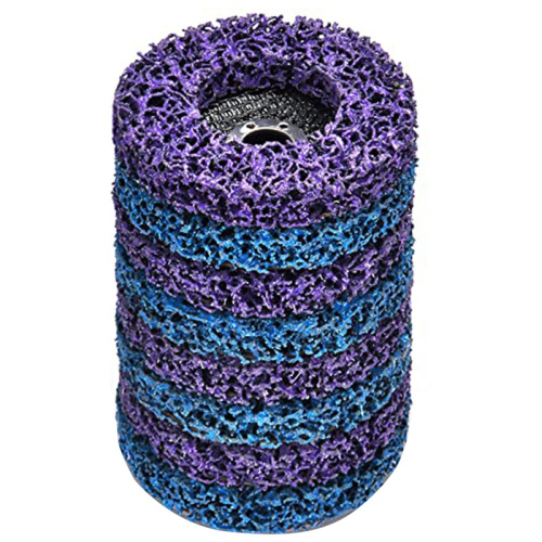 8 Pack Strip Disc Stripping Wheel - for Angle Grinders Remove Rust Paint Clean Coating Welds, 4x5/8inch