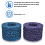 8 Pack Strip Disc Stripping Wheel - for Angle Grinders Remove Rust Paint Clean Coating Welds, 4x5/8inch 3