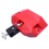 Jam Drum Block Musical Instrument Plastic with 3 Sided Mount Medium Pitch (Red) 3
