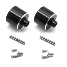 2Pcs Metal Differential Case Housing for 144001 144010 124007 124016 124018 124019 RC Car Upgrade Parts