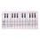 61Keys 88 Keys Piano Keyboard Reference Chart Five Line Electronic Fingerings Practice Cards 1