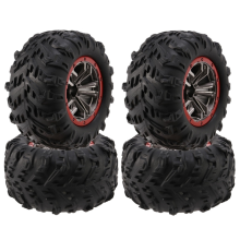 4 pezzi di pneumatici in gomma da 105 mm - ZJ02 per accessori di ricambio per auto RC Legend 1/10