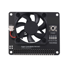 Argon FAN HAT do 4B 3B+ 3B PWM Oprogramowanie sterujące funkcją wentylatora Przycisk zasilania Pasuje do obudowy NEO Pi 4
