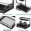 Sink Organizer, Pull Out Cabinet Organizer 2-Tier Sliding Shelf Multi-Use for Under Kitchen Organizers and Storage 4