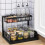 Sink Organizer, Pull Out Cabinet Organizer 2-Tier Sliding Shelf Multi-Use for Under Kitchen Organizers and Storage 5