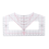 4 in 1 Tshirt-Ruler Guide for Vinyl Alignment Measuring Tool Sewing Calibration Transparent Ruler 4