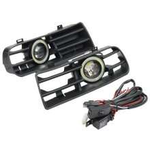 1 zestaw świateł przeciwmgielnych LED do grilla samochodowego, dolna osłona chłodnicy z lampą DRL do modelu GOLF MK4 1998-2004