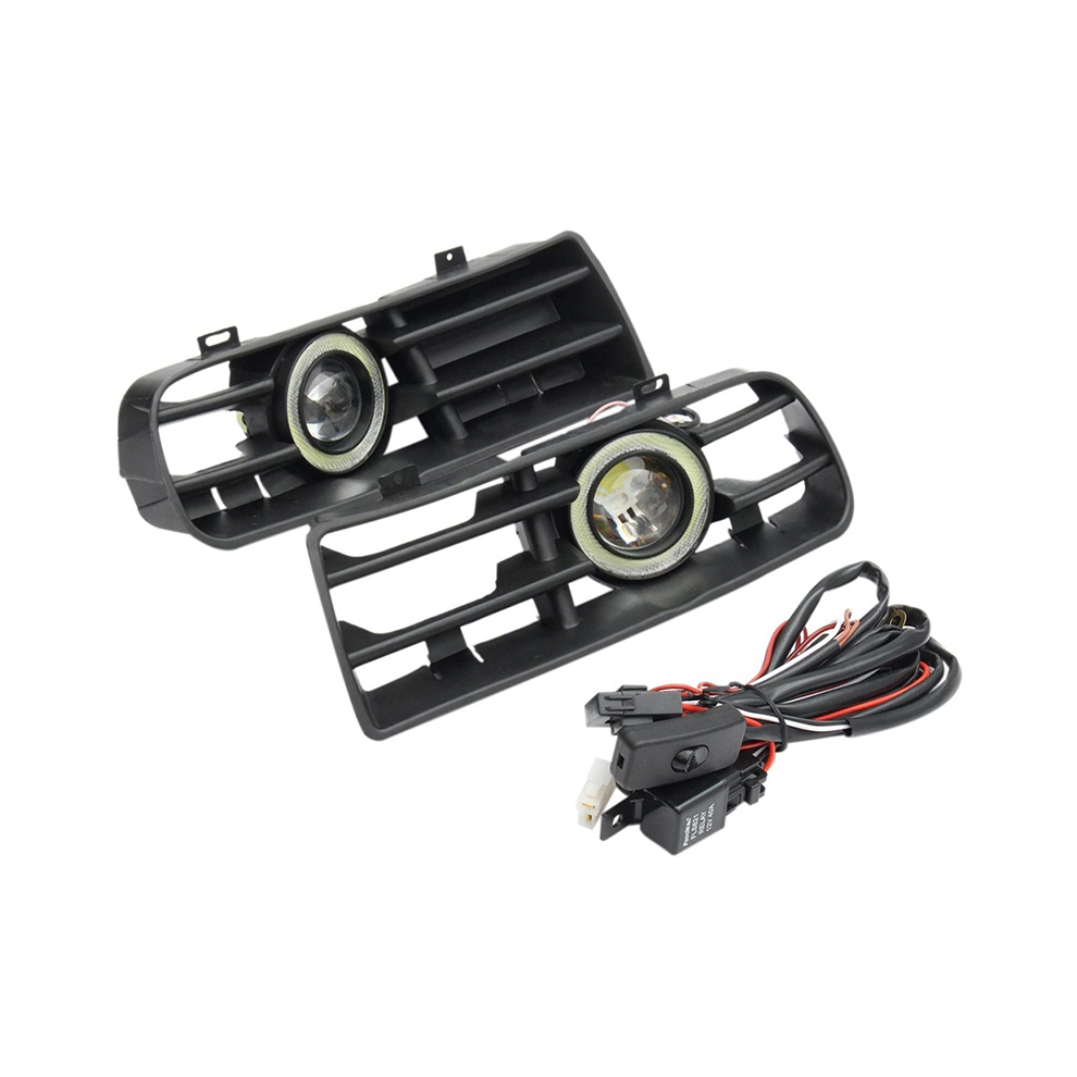 1Set Car Grill Led Fog Grille Lower With Drl Lamp For Golf Mk4 1998-2004 Light 4853273211194