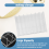 Supporto per CD in acrilico trasparente da 4 pezzi con supporto per espositore per DVD con supporto per organizer 6