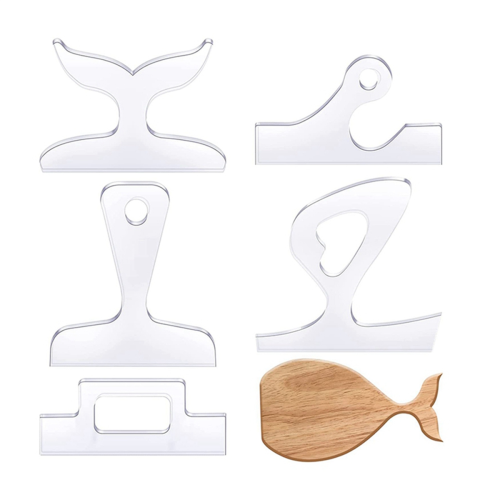 5 Blank Handle Cutting Templates Kitchen Board Template Tool Anti-Plate 2