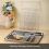 Flat Bottom Drain Tray, Barbecue Grid Rack, Draining and Preparation Baking Tray with Cooling Rack Set 7