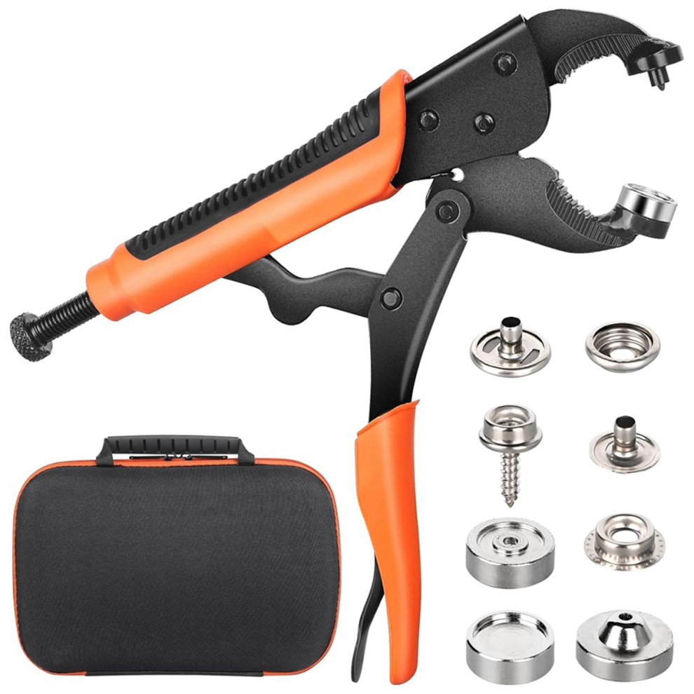 Heavy Duty Snap Fastener Tool Set, Canvas Cover Button Setter, 15Mm With 80 Sets Of Marine Snaps 4853273221551