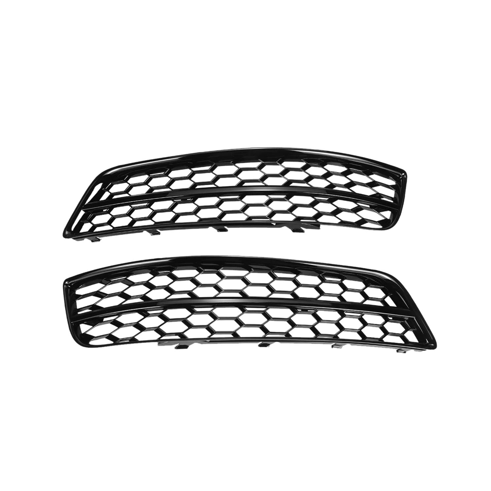 Car Front Bumper Fog Mesh Grille For A3 8P 2009-2013 Lamp Honeycomb Cover 8P0807681 8P0807682d Black/Light 4853273224774