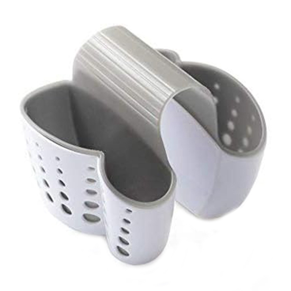 Sink - Holder- Kitchen Soap Holder-Plastic Saddle Faucet-Sink Organizer For Brushes,Sponges,Soap 4853273224538