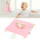 Baby Security Blanket Cute Cartoon Pink Mouse 12