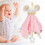 Baby Security Blanket Cute Cartoon Pink Mouse 11