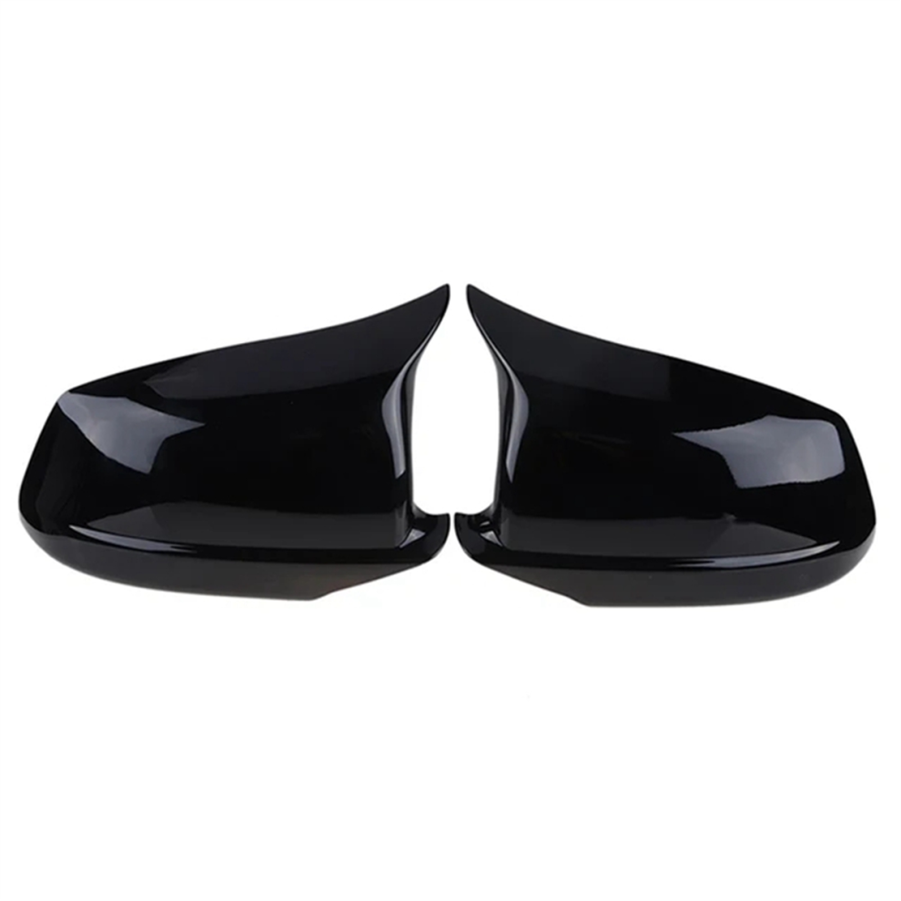 Tauoh Rearview Mirror Covers Wing Side Caps For 5 Series F10 F11 F18 Pre- 51167216369,51167216370 Glossy Black