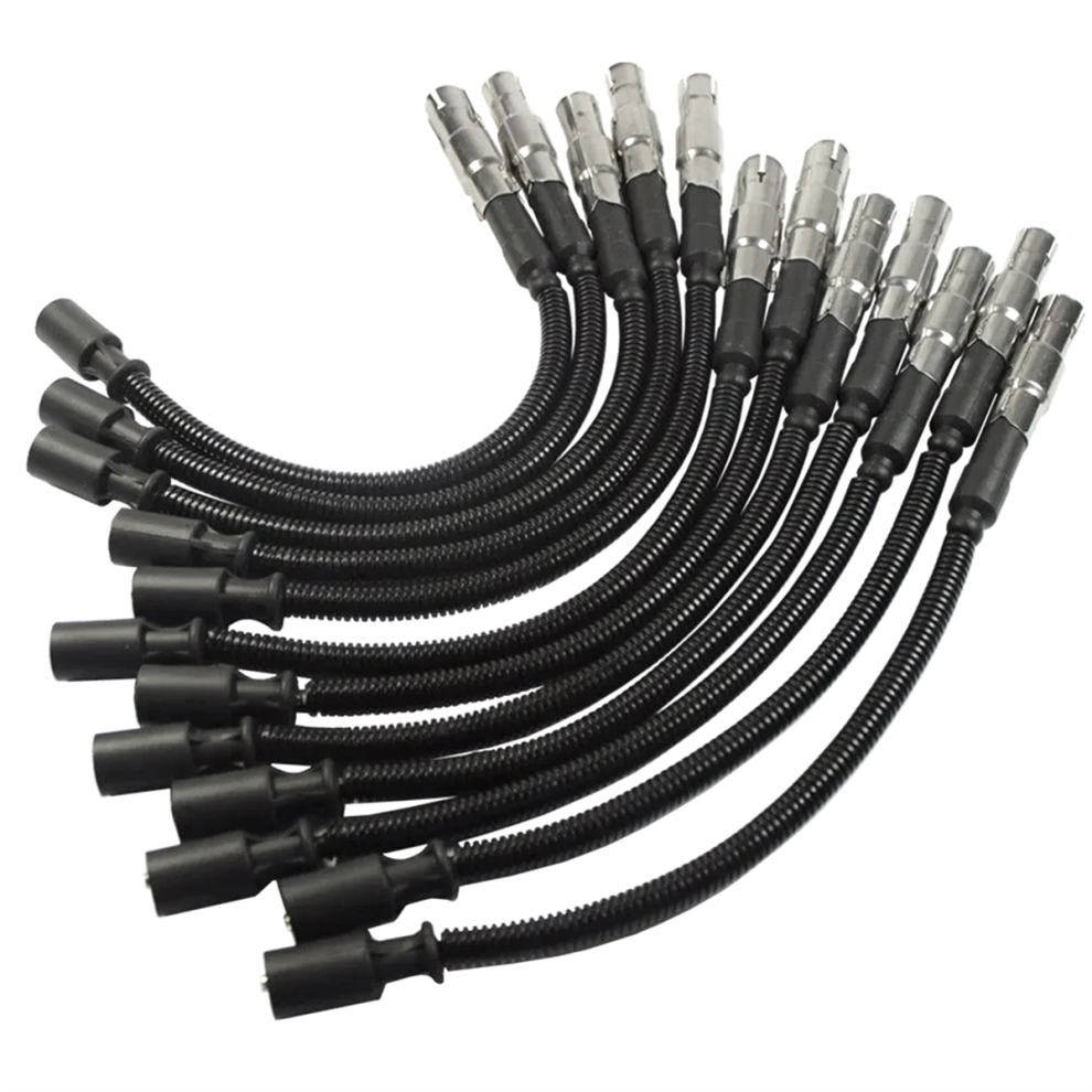 12Pc Spark Plug Wires Ignition Wire For C E Class E320 W210 W203 W211 W220 W251 C240 C320 C55 1121500118 1121500218 4853273226969