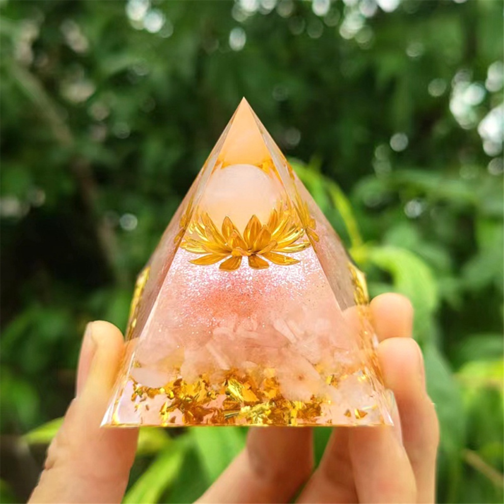 C Pyramid Ornaments Crystalenergy Generator Orgone For E-Energy Protection Healing Meditation Crystal Chakra Tauoh