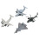4pcs Pull Back Airplane Toy Children Boys Alloy 1