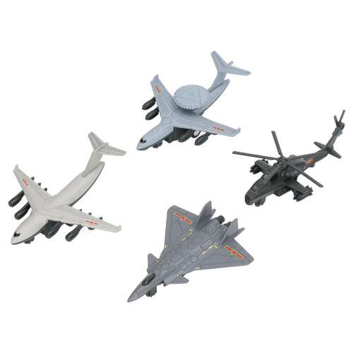 4pcs Pull Back Airplane Toy Children Boys Alloy
