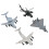 4pcs Pull Back Airplane Toy Children Boys Alloy 5