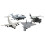 4pcs Pull Back Airplane Toy Children Boys Alloy 9