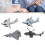 4pcs Pull Back Airplane Toy Children Boys Alloy 12