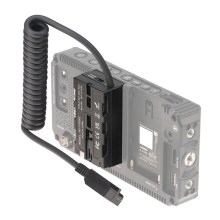 Przewód zasilający z D-TAP do monitora Dual F550, wygodny i przenośny, do lustrzanek cyfrowych F970/F750/F530/F330, analogowy, z baterią.