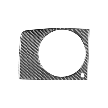 Voor 2007-2015 LHD Echte zachte koolstofvezel middenarmsteun bekerhouder afdekking interieur accessoires