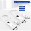 Wireless -Compatible Extender Cable Audio Video Transmitter and Receiver Display Adapter for Camera Projector 30M 3