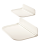 2PCS Portable Bedside Storage Shelf Wall-Mounted Rack Foldable Hanging Kitchen Bathroom Holder,C 1