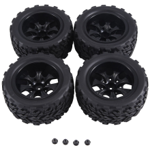12 mm Hex 1/10 RC Truckwielen en banden voor 2WD VXL Redcat, A