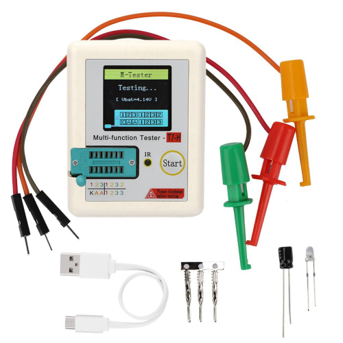 TC-T7-H Transistor Tester Diode Capacitor MOS/PNP/NPN MOSFET TFT LCD Screen Multime 1