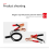 Auto Car Cleaning Injector Flush Cleaner Wash Adapter Tool Set Nozzle 4